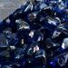 Blue Ridge Brand Reflective Fire Glass Diamonds - Professional Grade Fire Pit Glass - 1 Reflective Glass for Fire Pit and Landscaping - Bulk and Contractor Quantities Available