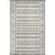 nuLOOM Cora Tribal Indoor/Outdoor Area Rug 8 10 x 12 Light Gray