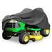 North East Harbor Deluxe Riding Lawn Mower Tractor Cover Fits Decks up to 54 - Dark Grey - Water and UV Resistant Storage Cover