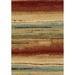 Orian Rugs Plush Stripes Dusk to Dawn Multi Area Rug (9 x 13 )