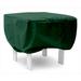 KoverRoos 64225 Weathermax 18 in. Ottoman-Small Table Cover Forest Green - 20 L x 20 W x 15 H in.