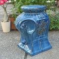 International Caravan Contemporary Elephant Ceramic Garden Stool