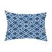 Simply Daisy 14 x 20 Know the Ropes Blue Decorative Nautical Outdoor Pillow