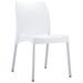Resin Outdoor Dining Chair White
