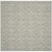 SAFAVIEH Courtyard Teodor Geometric Diamonds Indoor/Outdoor Area Rug 5 3 x 5 3 Square Grey