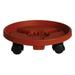 14 in. Round Plant Caddie Saucer Terra Cotta