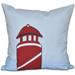 Simply Daisy 16 x 16 Safe Harbor (Navy One) Geometric Print Outdoor Pillow