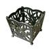 Outdoor Living and Style 8 Distressed Bronze Finish Hummingbird Flower Pot Planter