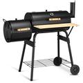 Costway Outdoor BBQ Grill Charcoal Barbecue Pit Patio Backyard Meat Cooker Smoker