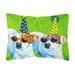 Carolines Treasures AMB1441PW1216 Party Animals Jack Russell Terriers Fabric Decorative Pillow 12H x16W multicolor