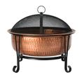 Fire Sense Palermo Cooper Wood Burning Fire Pit