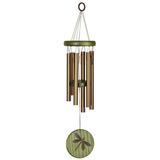 Woodstock Wind Chimes Signature Collection Woodstock Habitats Chime 17 Green Dragonfly Wind Chime HCGD