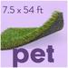 ALLGREEN Pet 7.5 x 54 FT Artificial Grass for Pet Dog Potty Training Indoor/Outdoor Area Rug