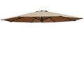 Sunrise 13ft 8 Ribs Outdoor Patio Umbrella Cover Canopy Replacement Cover Top Tan (Cover Only Umbrella Frame not Included)