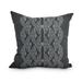 Simply Daisy 20 x 20 Dotted Focus Black Geometric Print Decorative Outdoor Throw Pillow