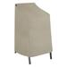 Modern Leisure Chalet 27 x 27 x 49 Beige Rectangle Patio Chair Cover