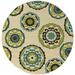 Avalon Home Cameron Floral Medallions Indoor/Outdoor Area Rug
