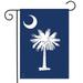 South Carolina Palm Tree Garden Flag State of S.C. 12.5 x 18