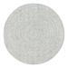 nuLOOM Wynn Braided Indoor/Outdoor Area Rug 4 x 6 Oval Ivory