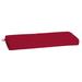 Arden Selections Outdoor Bench Cushion 18 x 46 Caliente Red