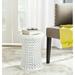 Safavieh Camilla Coin Indoor/Outdoor Garden Patio Stool White