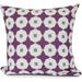 Simply Daisy Button Up Geometric Print Outdoor Pillow