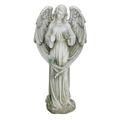 Roman 20 Angel with Wings Holding Bird Outdoor Garden Statue