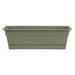 Bloem 24-in Wide Dura Cotta Resin Window Box Planter - Living Green