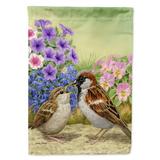 Carolines Treasures ASA2112GF House Sparrows Flag Garden Size Small multicolor