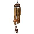 Woodstock Windchimes African Trio Bamboo Windchime Wind Chimes For Outside Wind Chimes For Garden Patio and Outdoor DÃ©cor 32 L