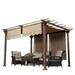 Garden Winds Universal Designer Replacement Pergola Shade Canopy II - Beige