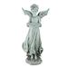 Roman 17.75â€� Josephâ€™s Studio Inspirational Angel Decorative Outdoor Bird Feeder Garden Statue