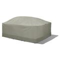 Duck Covers Weekend Water-Resistant 107 Inch Outdoor Rectangular Table & Chair Cover with Integrated Duck Dome Moon Rock