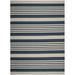 SAFAVIEH Courtyard Caroline Striped Indoor/Outdoor Area Rug 9 x 12 Navy/Beige