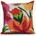 Simply Daisy Tropical Floral Floral Print Outdoor Pillow