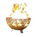 Esschert Design USA FF1024 Garden Fire Bowl Rust Metal - Extra Large