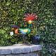 Alpine Corporation 18 Corporation Wacky Rooster Garden Statue