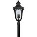 1311MB-Hinkley Lighting-Trafalgar - 3 Light Large Outdoor Post Top or Pier Mount Lantern in Traditional Style - 12 Inches Wide by 27.5 Inches