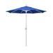 California Umbrella 7.5 Patio Umbrella in Olefin Royal Blue/Matted White