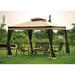 Garden Winds Replacement Canopy Top for Big Lots Double Vent Gazebo