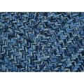 Colonial Mills Ocean s Edge Braided Indoor/ Outdoor Area Rug High Tide Blue 12 x 12 Square 12 Square Blue Square