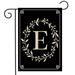 Briarwood Lane Classic Monogram Letter E Garden Flag Everyday 12.5 x 18