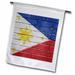 3dRose National flag of Philippines painted onto a brick wall Filipino - Garden Flag 12 by 18-inch