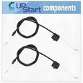 2-Pack 532183281 Zone Safety Control Cable Replacement for Husqvarna PR600N21RHX (96132002901) (2007-03) Lawn Mower: Consumer Walk Behind - Compatible with 183281 Cable