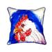 Betsy Drake SN288 12 x 12 in. Rooster Head Small Indoor & Outdoor Pillow