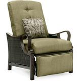 Hanover Ventura Wicker and Steel Outdoor Lounge Chair Vintage Meadow