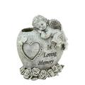 Northlight 6.5 Religious In Loving Memory Sleeping Bereavement Angel Outdoor Garden Statue Bud Vase