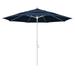 California Umbrella 11 ft. Fiberglass Double Vent Sunbrella Tilt Market Umbrella