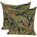 RSH DÃ©cor Indoor Outdoor Set of 2 Pillows 20 x 20 Bahamian Breeze Coal