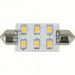 New Led Replacement Bulbs scandvik 41104p Festoon 42mm LEDs 6 Warm White 1.44W .12A Lumens 72